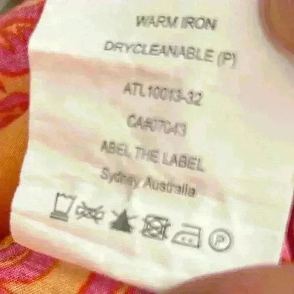 Abel The Label Anthropology Maxi Dress Elastic Waist & Ruffle Sleeves Size XS - Picture 13 of 14